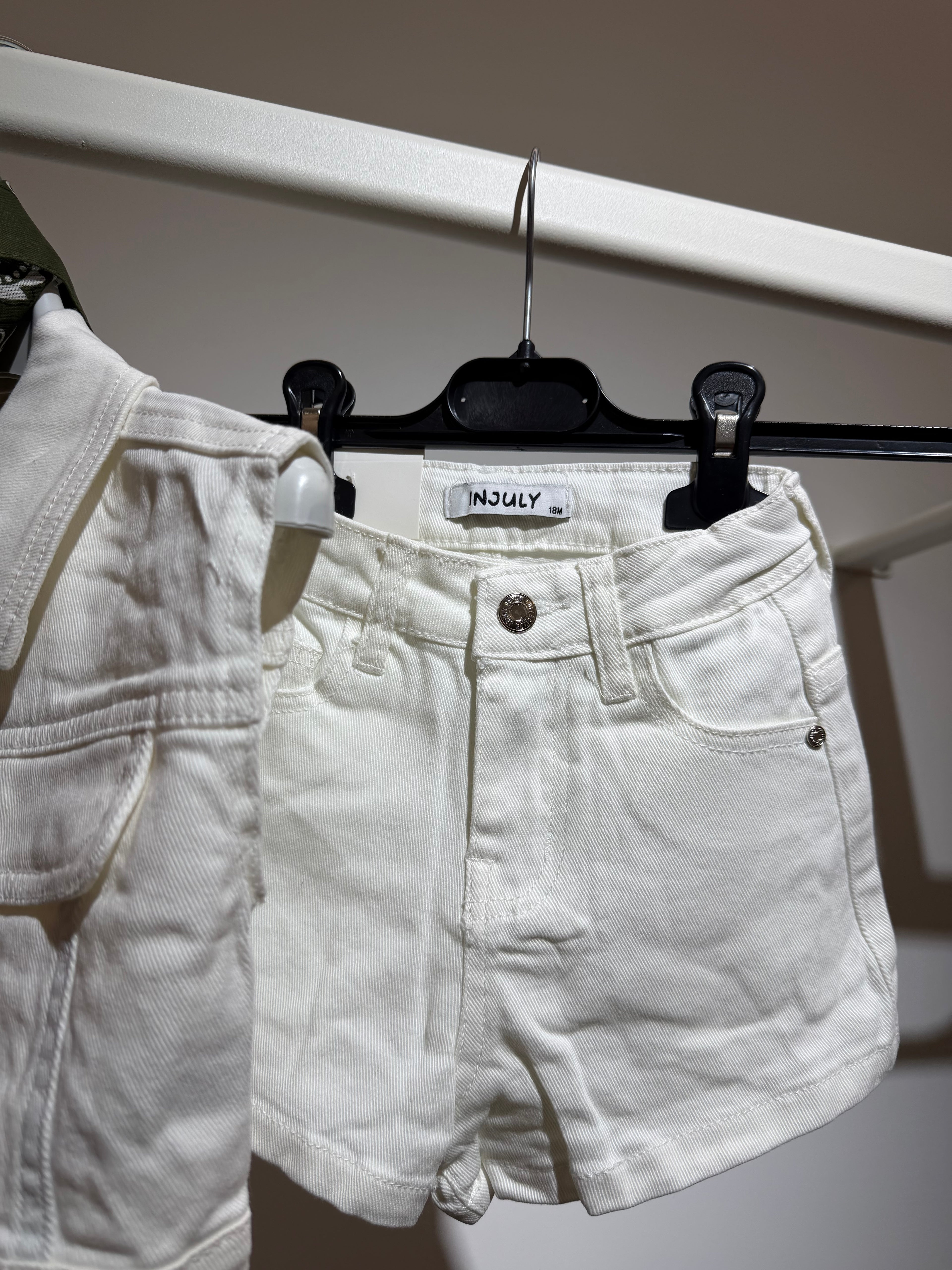 Coordinato denim white (mesi)