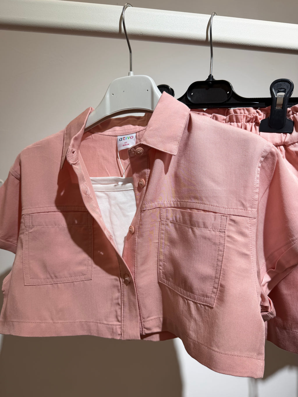 Coordinato celine 3pz rosa