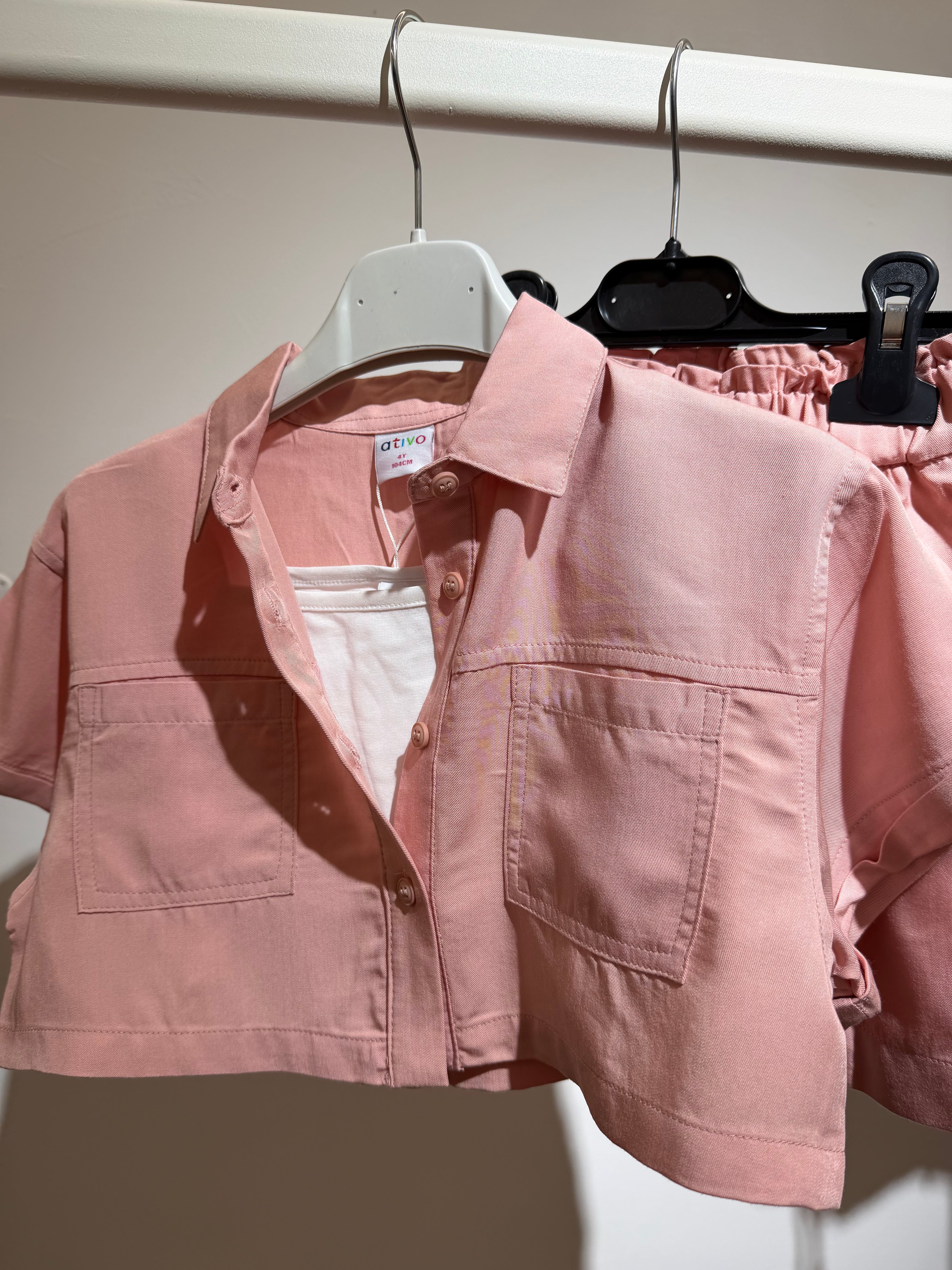 Coordinato celine 3pz rosa