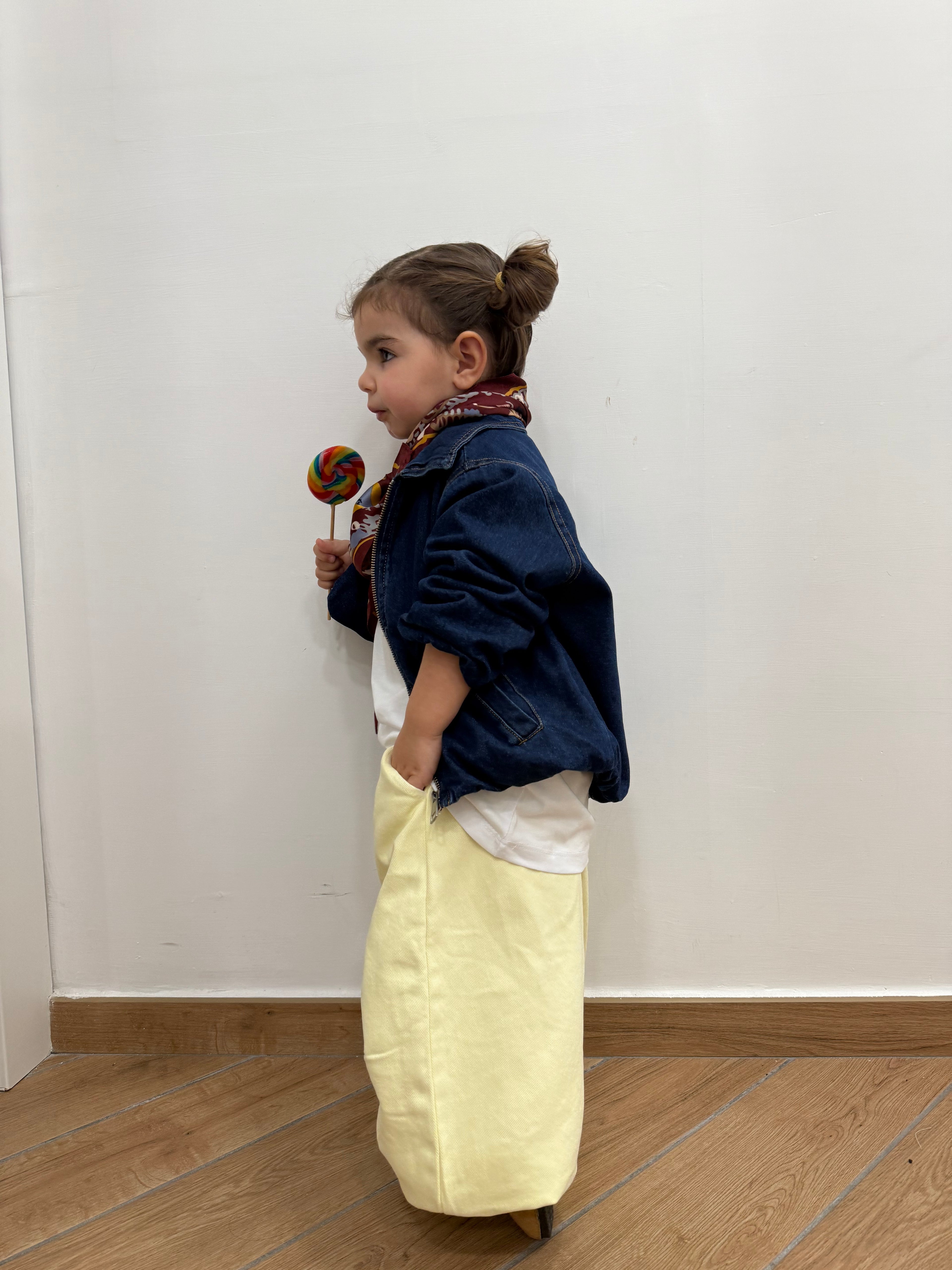 Bomber denim blu