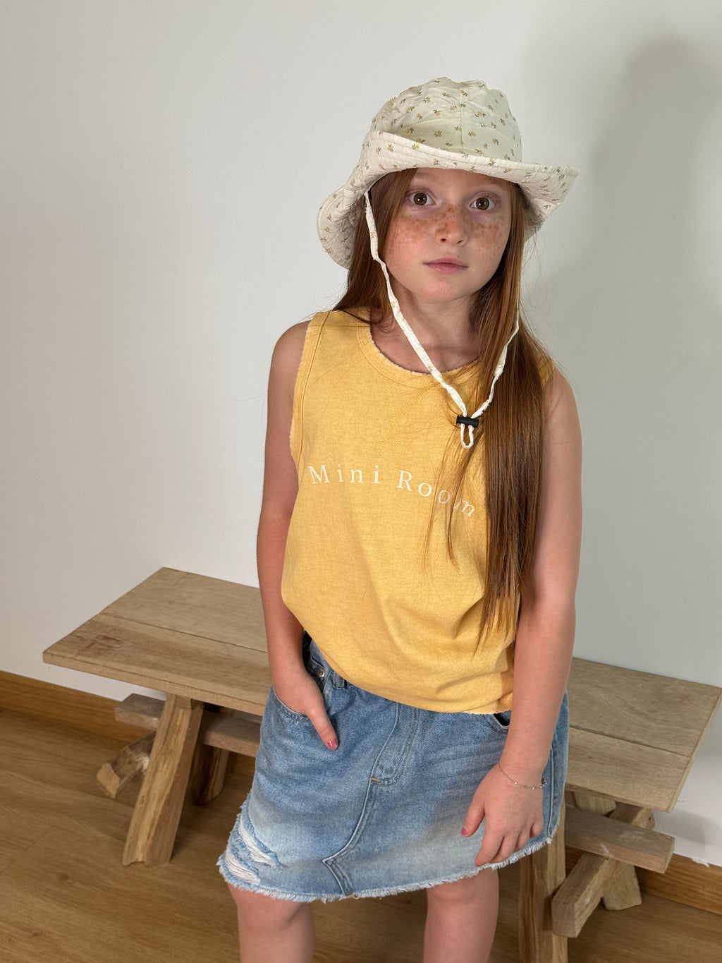 Cappello Pescatore Floreal Yellow