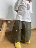 Pantalone cargo verde