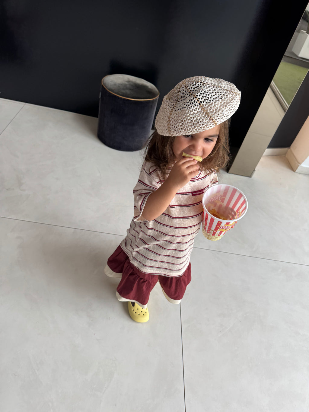 Basco crochet chiaro