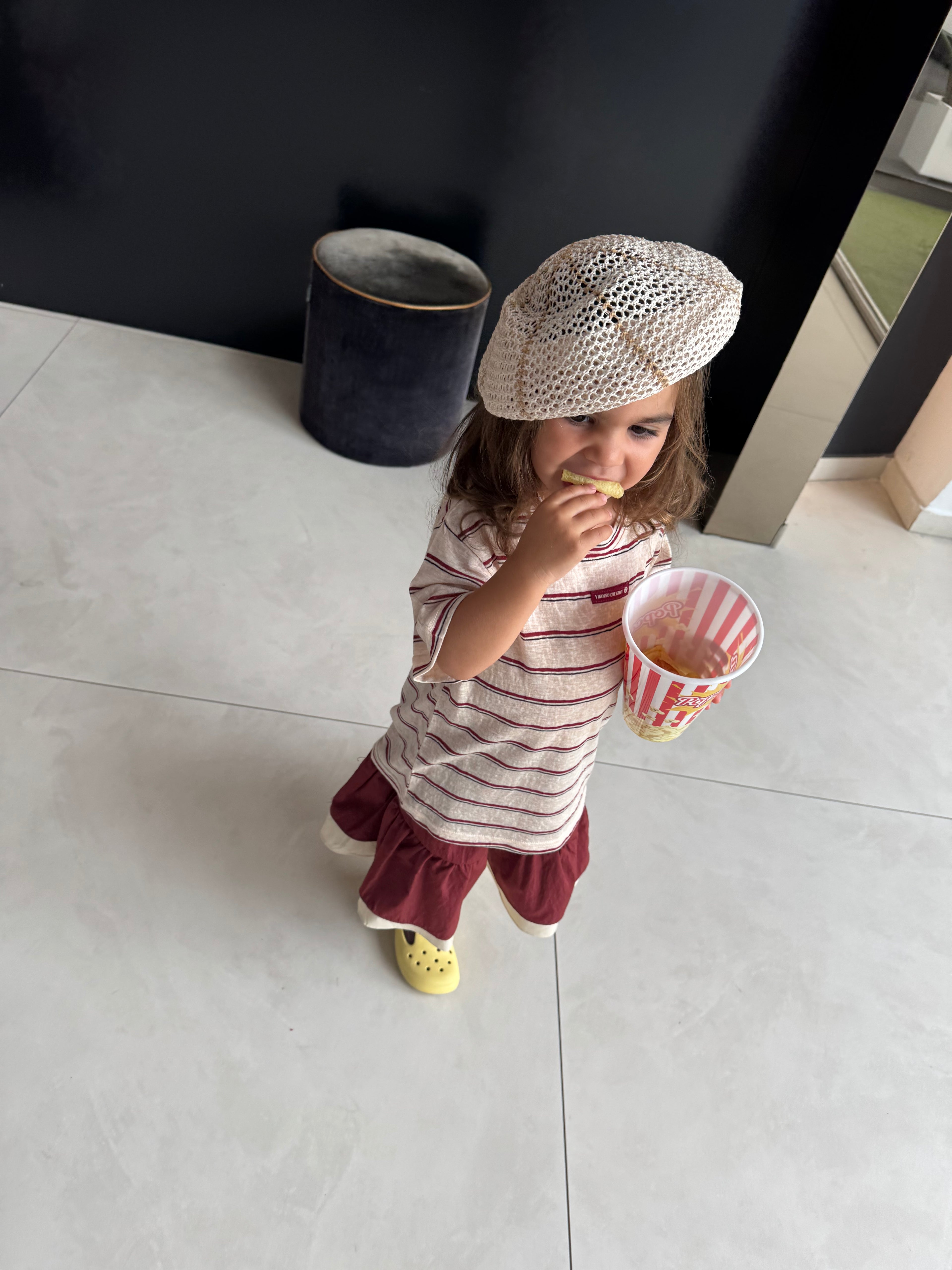 Basco crochet chiaro