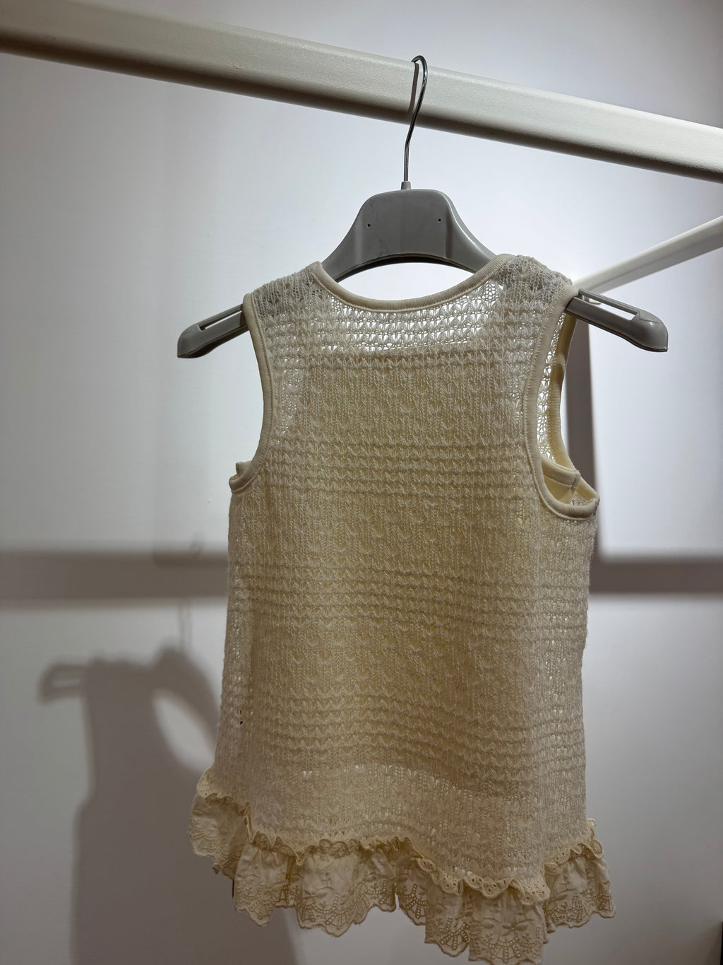 Canotta Crochet Ruffle