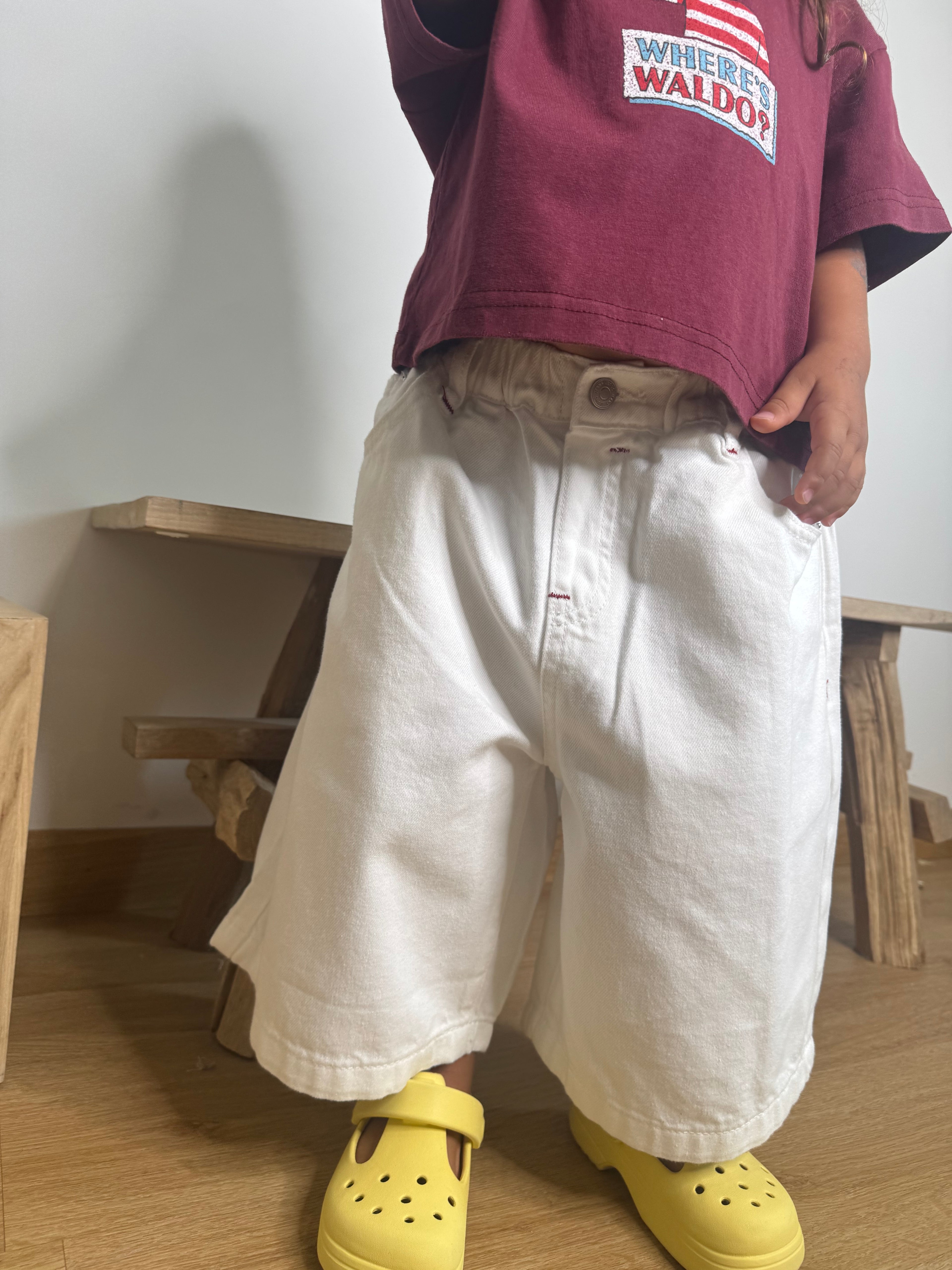 Bermuda denim white
