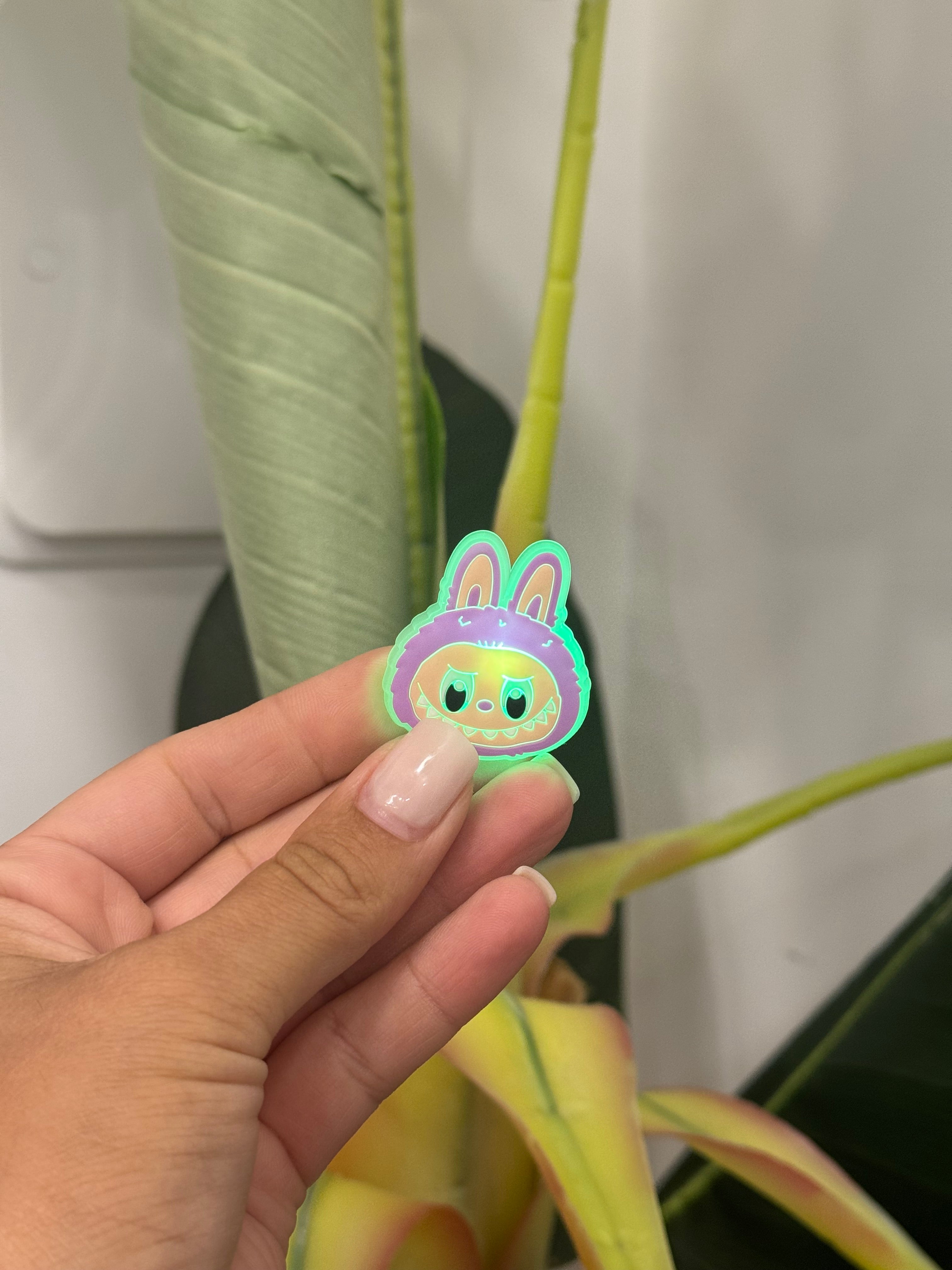 Charm labu lilla illuminato