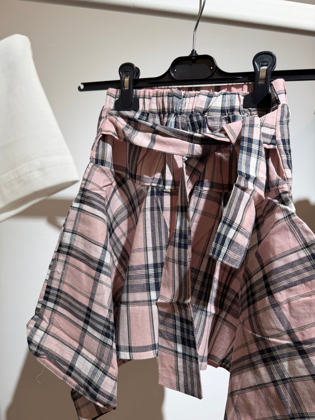 Coordinato quadri pink/blu