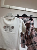 Coordinato quadri pink/blu