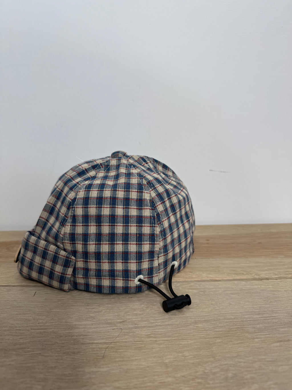 Cappello korean quadri blu