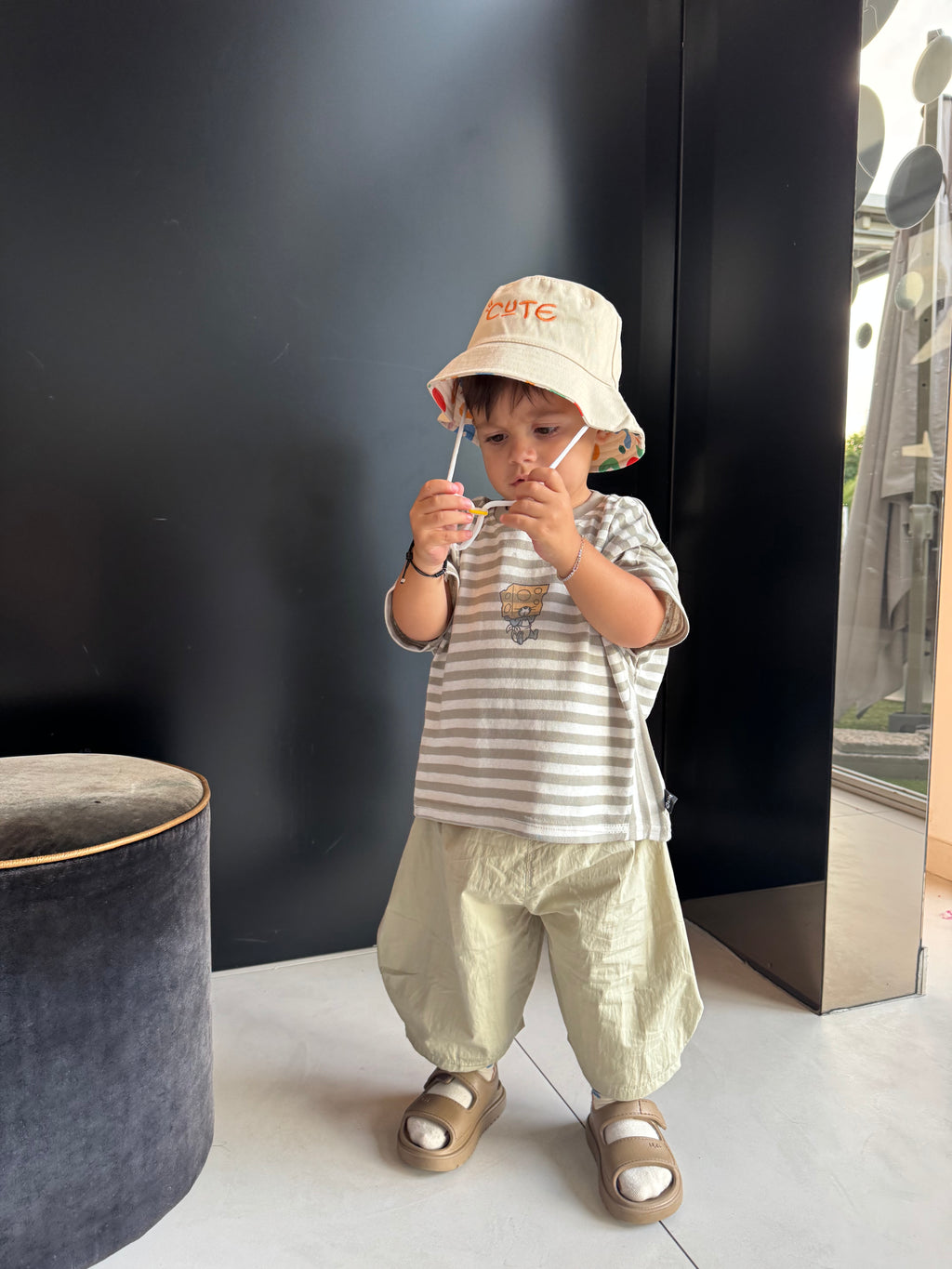 Cappello cute reversibile