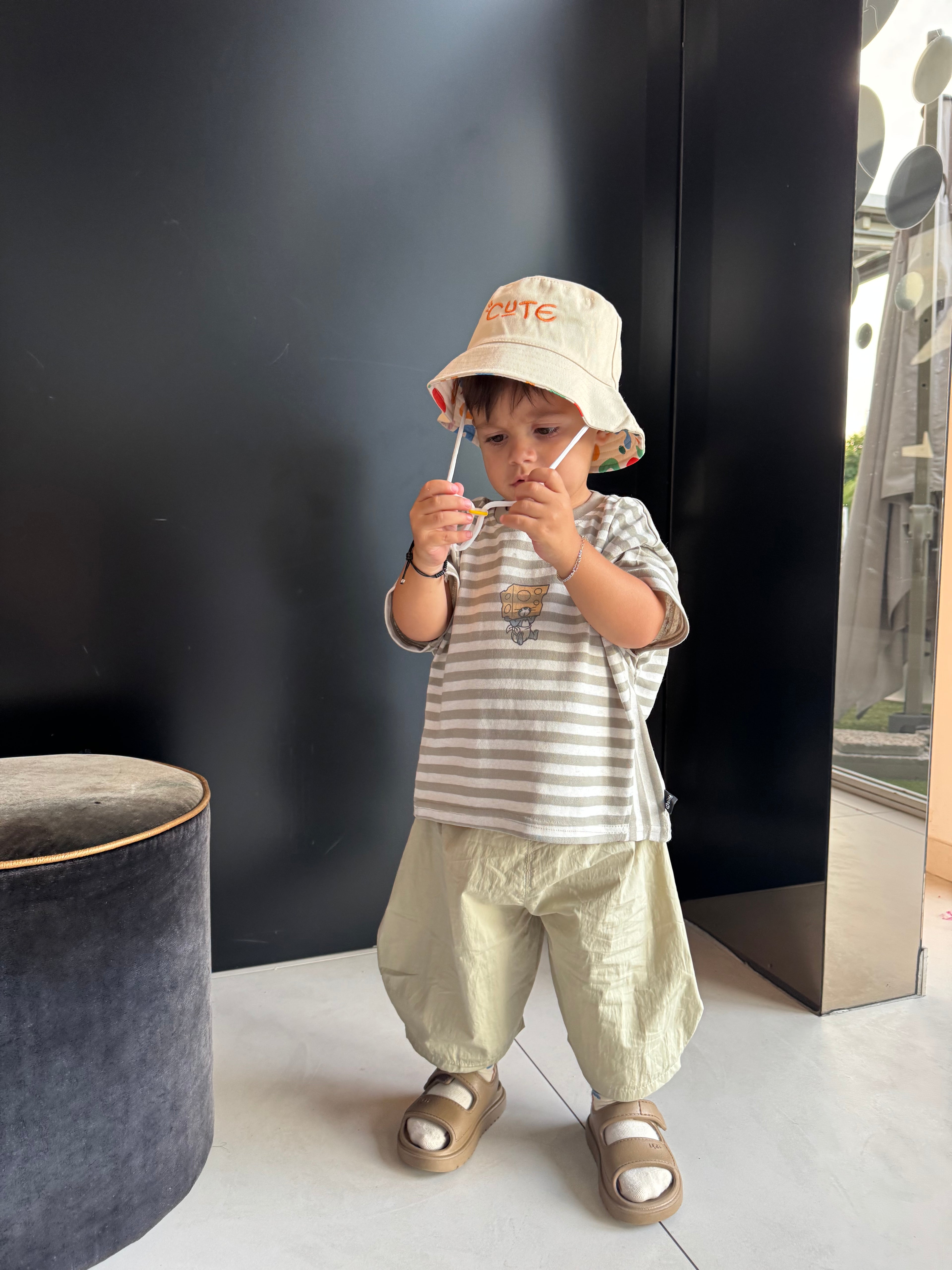 Cappello cute reversibile