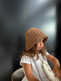 Cappello crochet chocolate