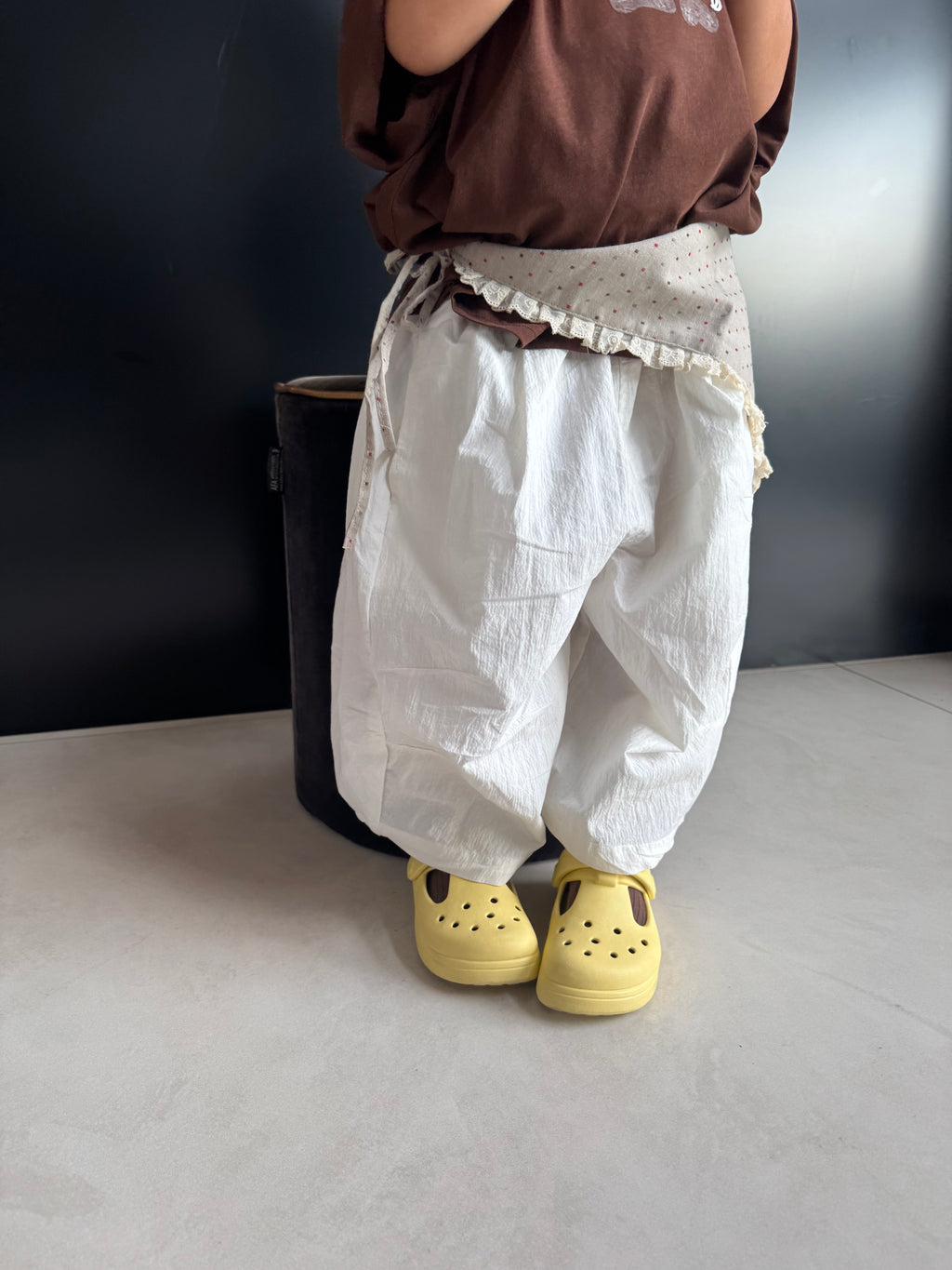 Pantalone balloon white