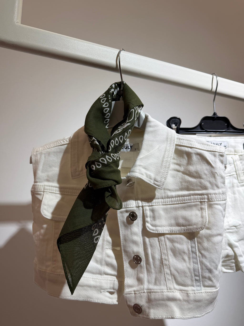Coordinato denim white (mesi)
