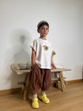 Pantalone balloon brown