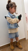 Coordinato denim baby