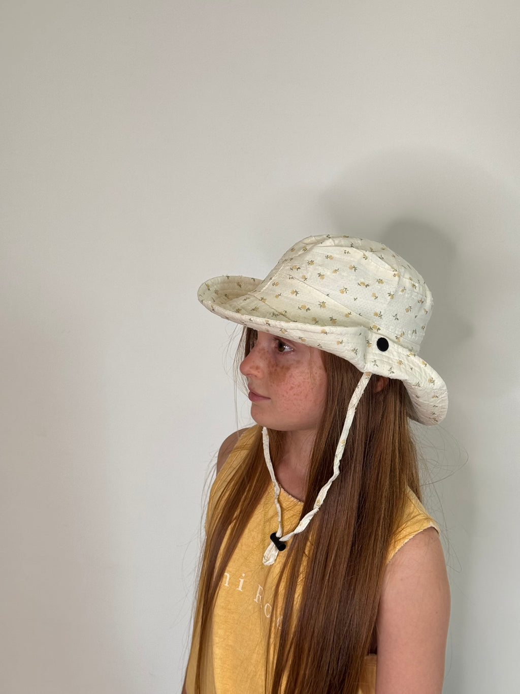 Cappello Pescatore Floreal Yellow