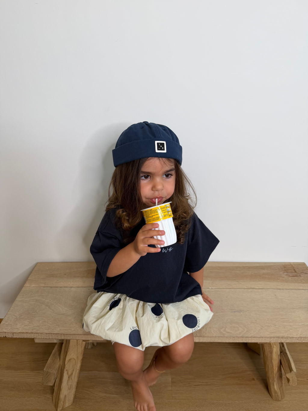Cappello Korean blu