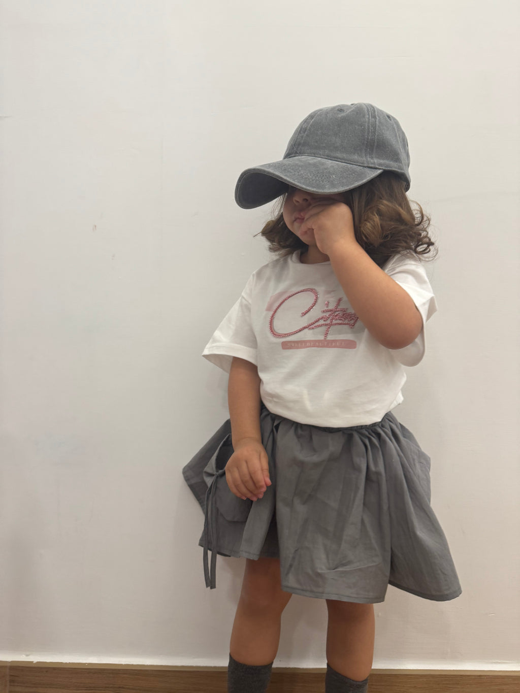 Coordinato gonna+maglia grey