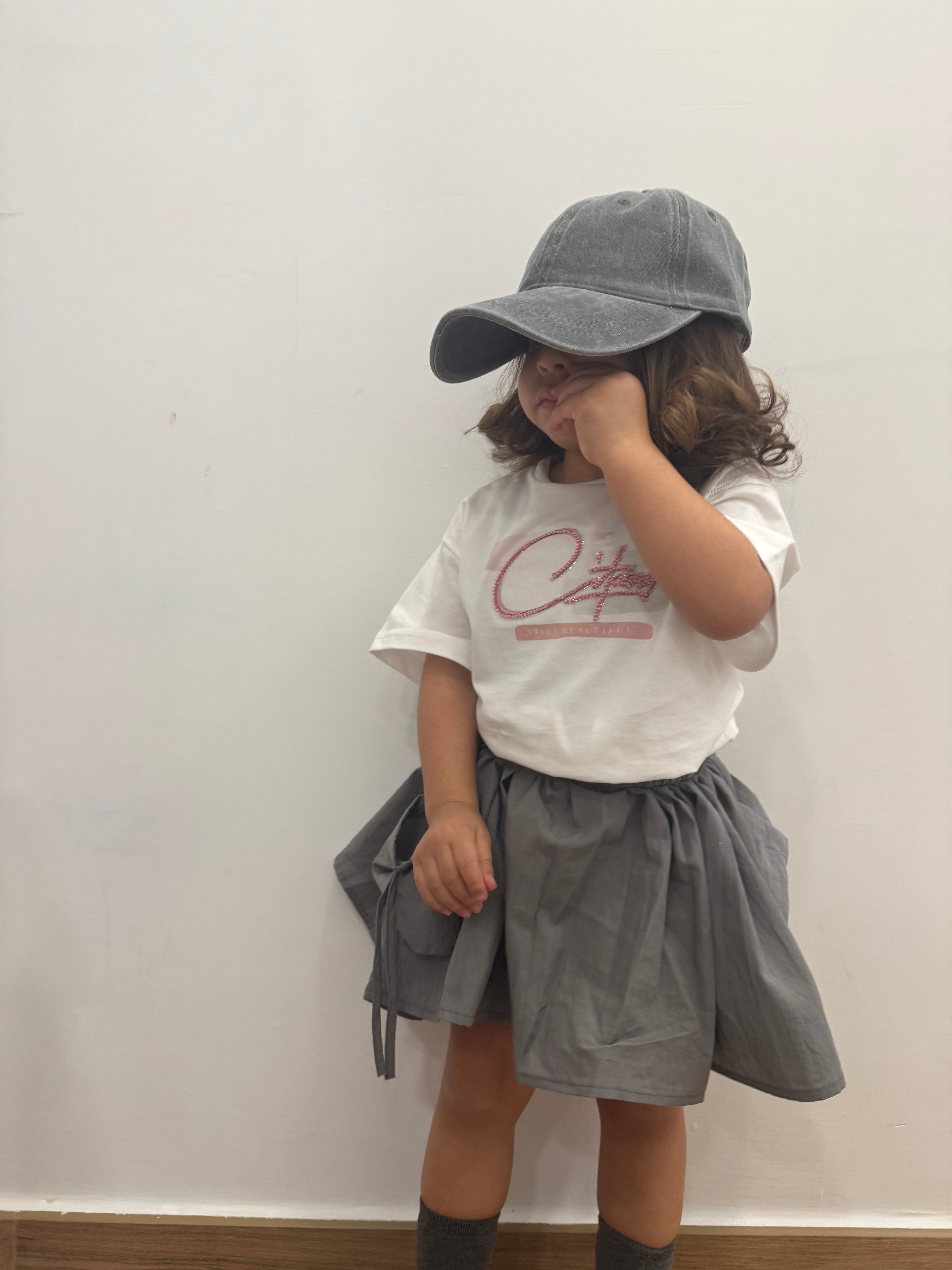 Coordinato gonna+maglia grey