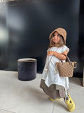 Borsa crochet brown