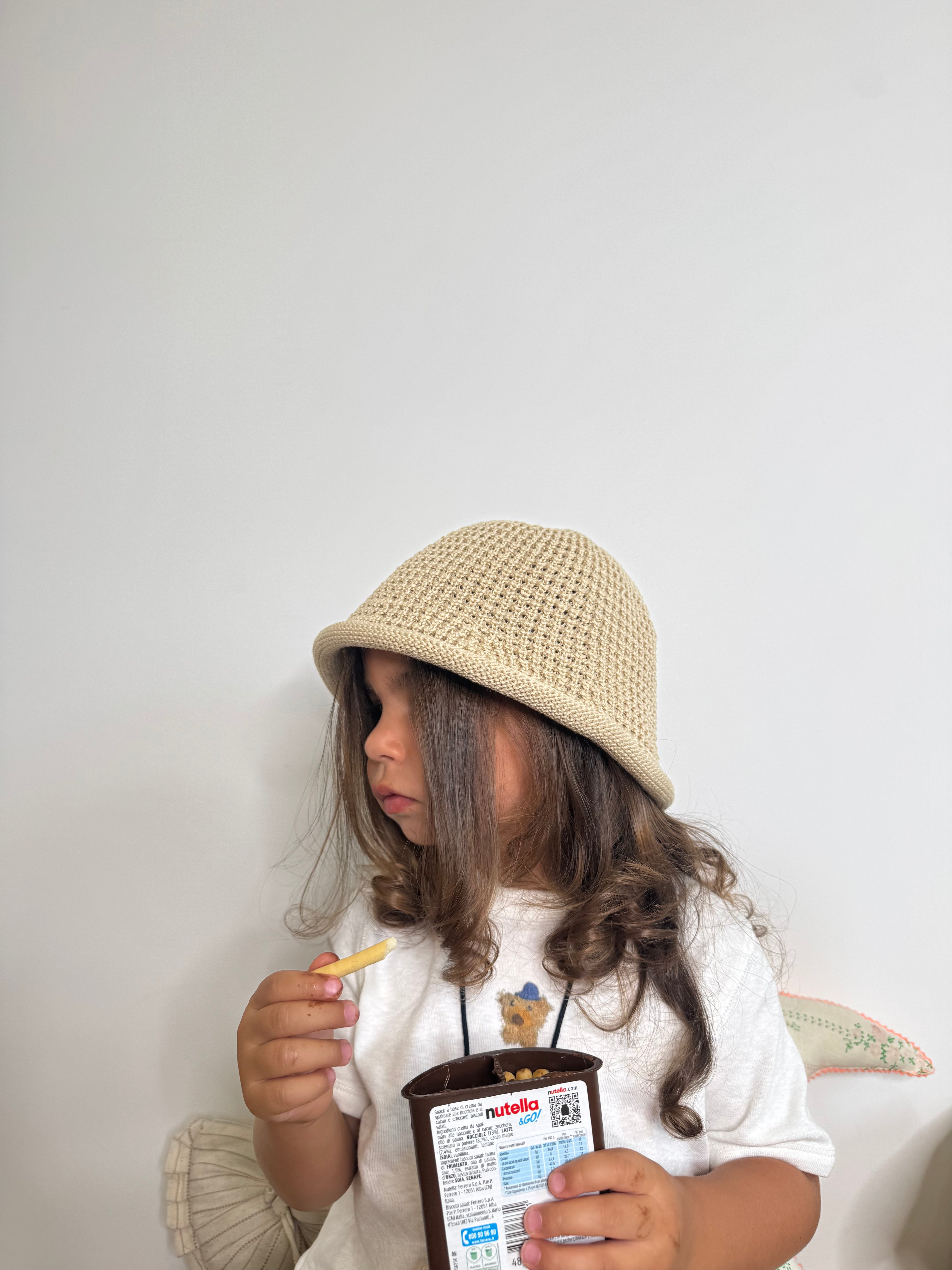 Cappello croch chiaro