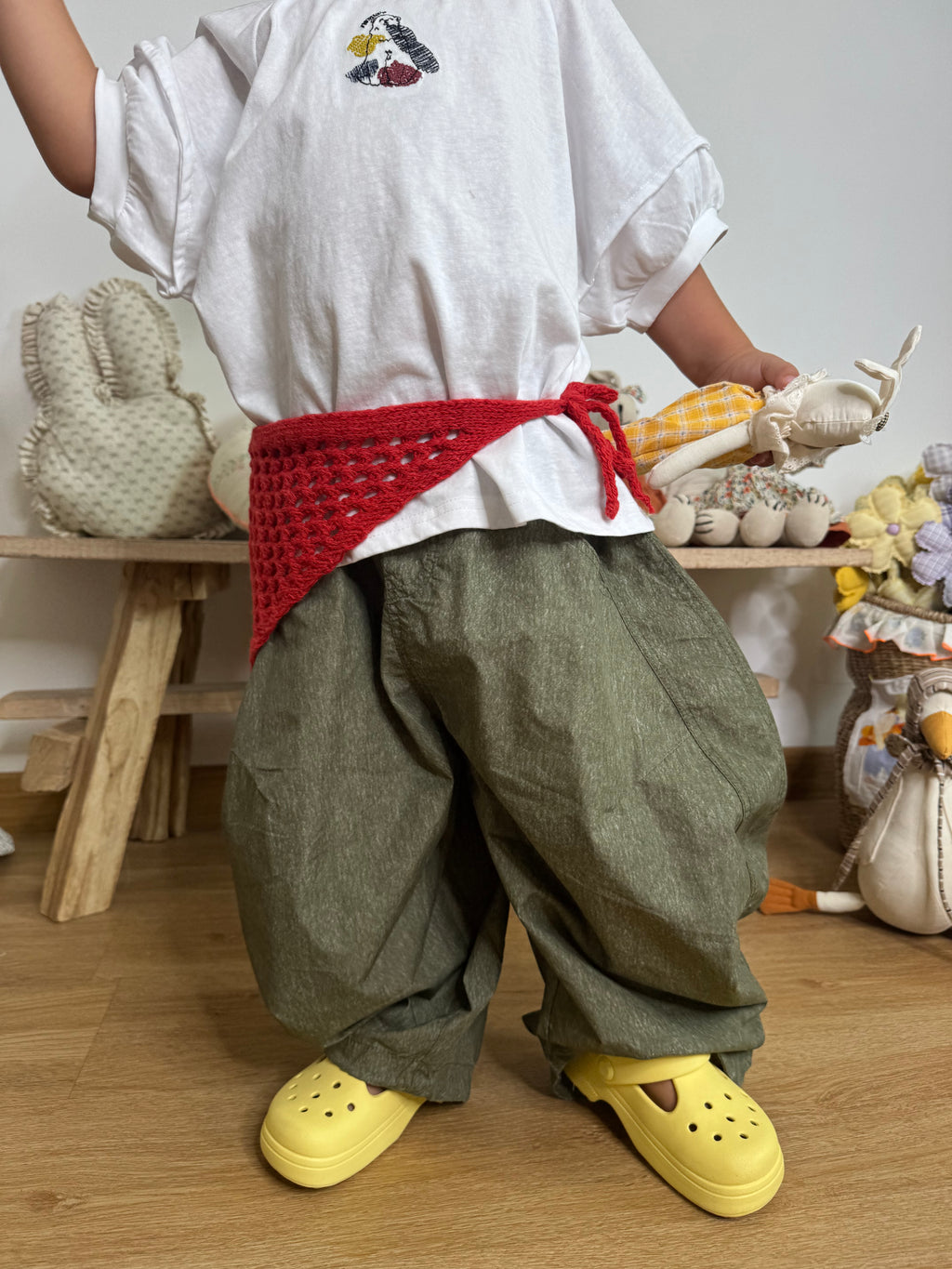 Pantalone Balloon Verde