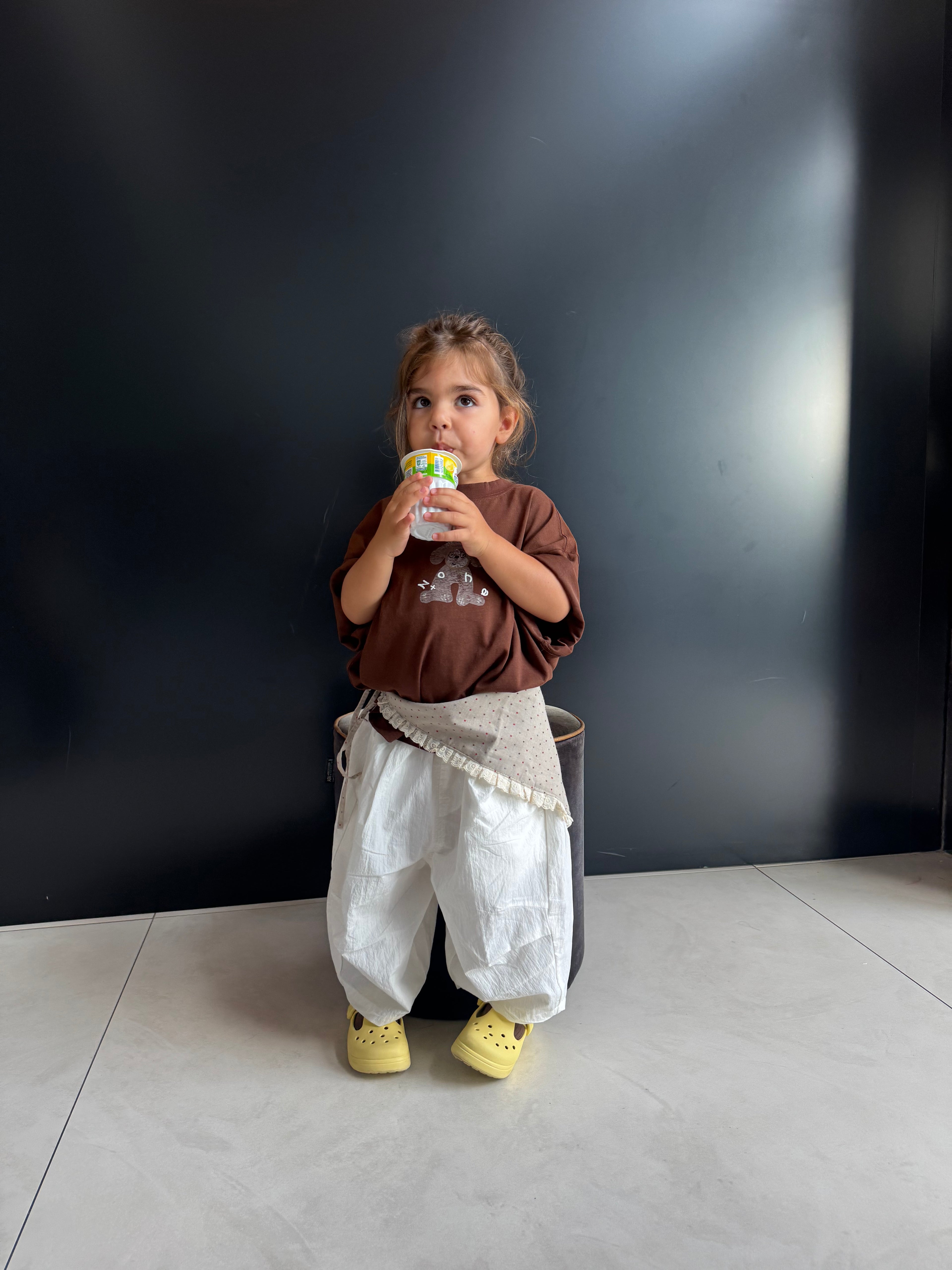 Pantalone balloon white