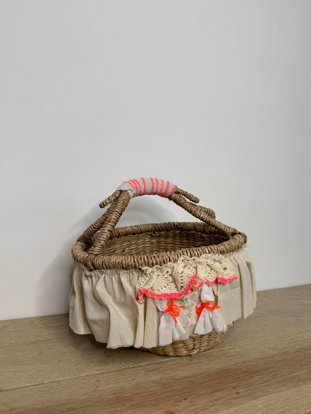 Straw Bag Country Neon