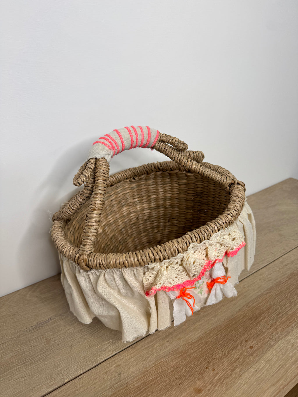 Straw Bag Country Neon