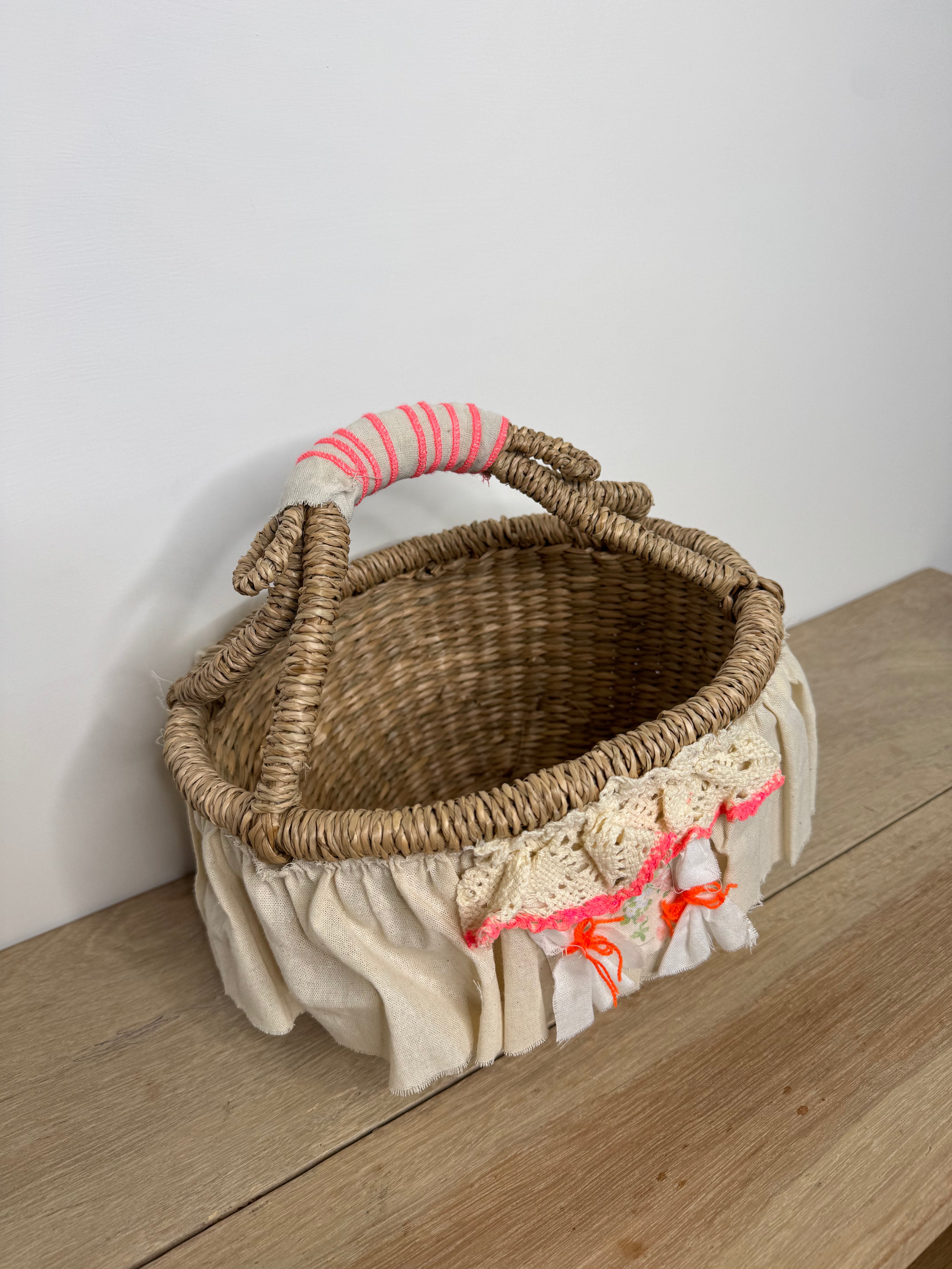 Straw Bag Country Neon