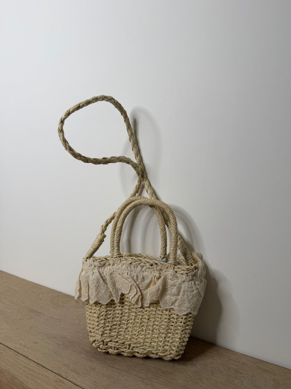 Borsa Mare Paglia Lace