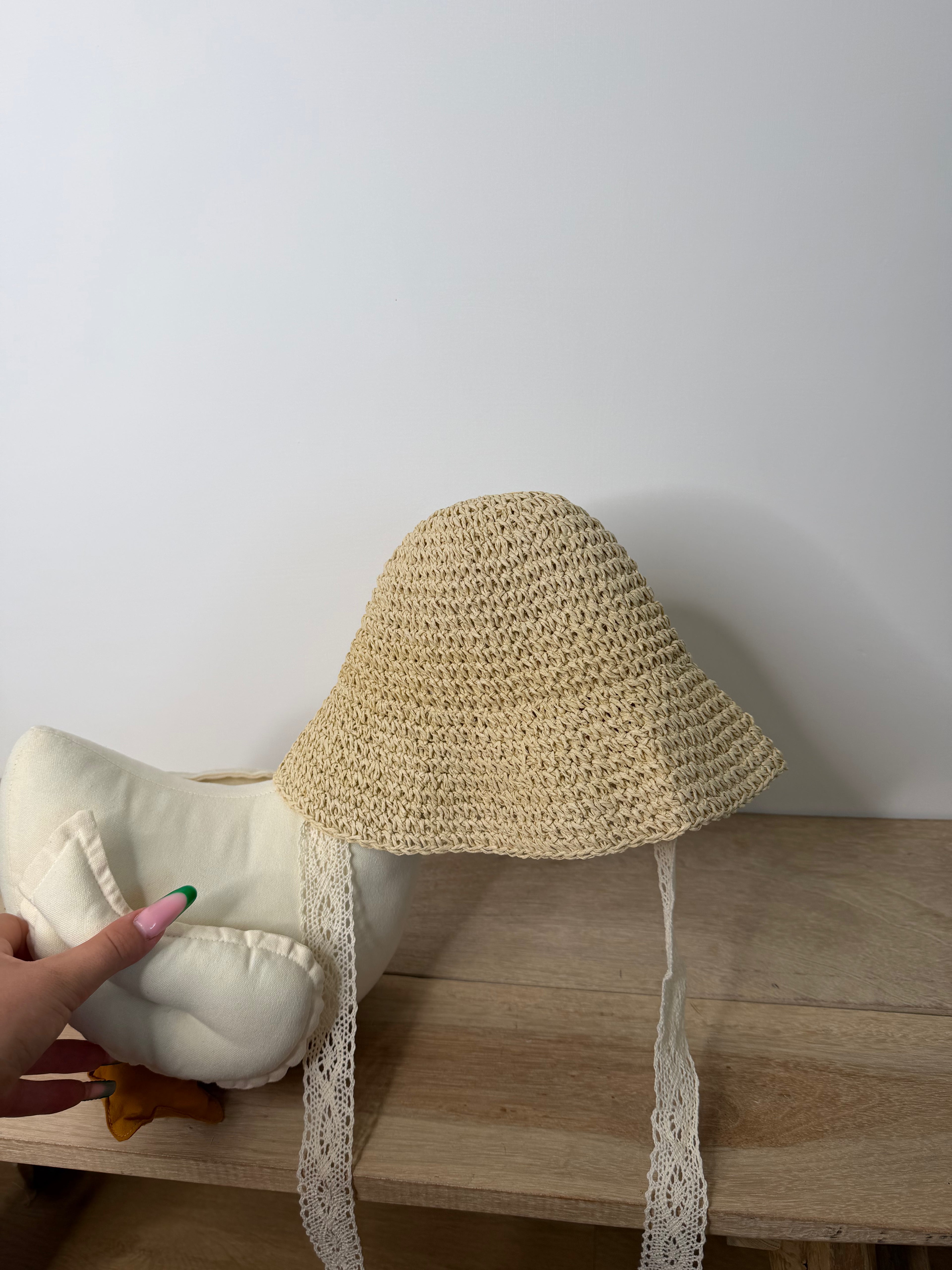 Cappello Paglia Lace