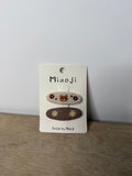 Set Hair Clips Brown