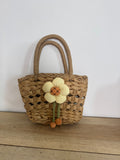 Borsa Paglia Flower panna